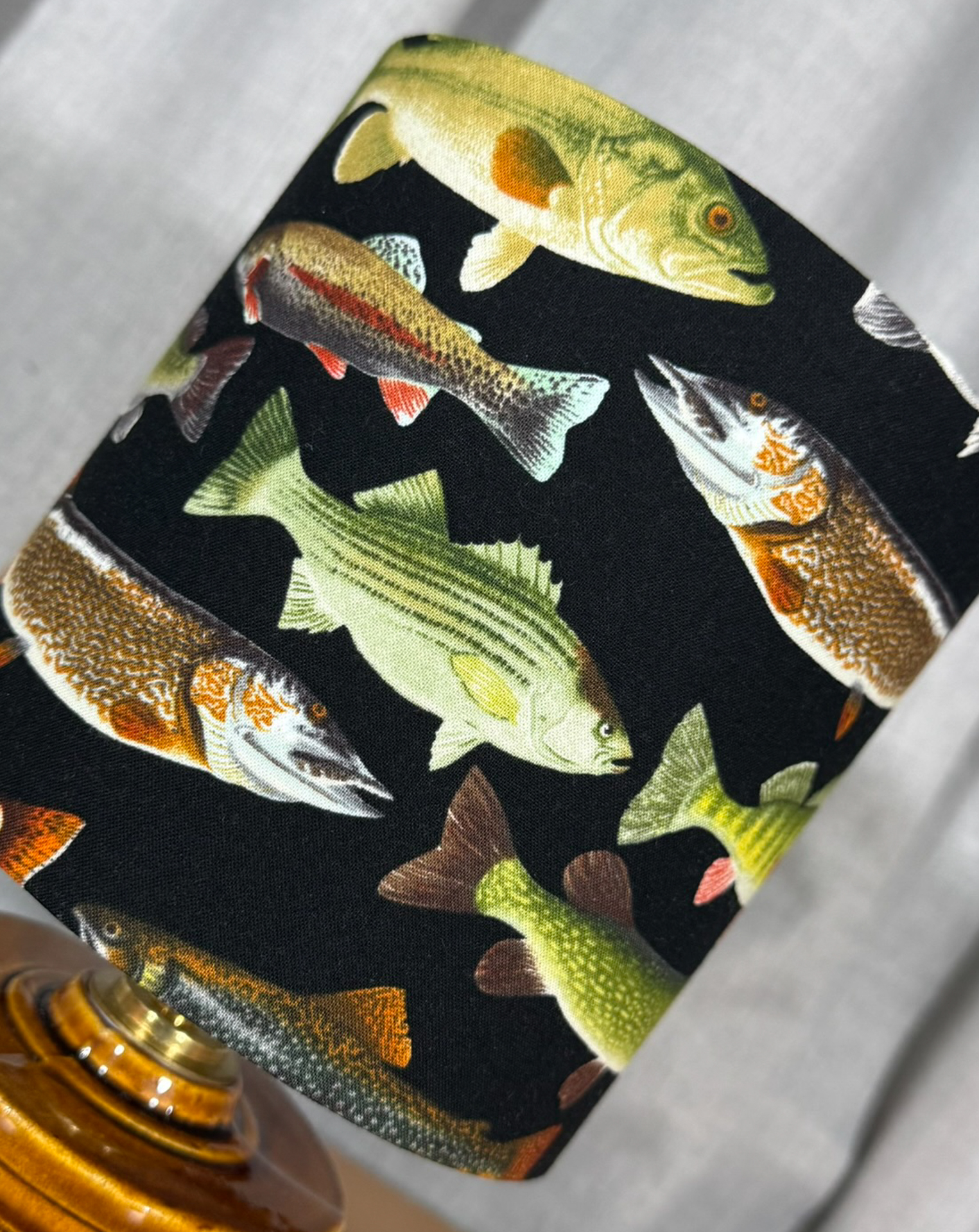 'Like Shooting Fish in a Barrel' vintage lamp - Image 4
