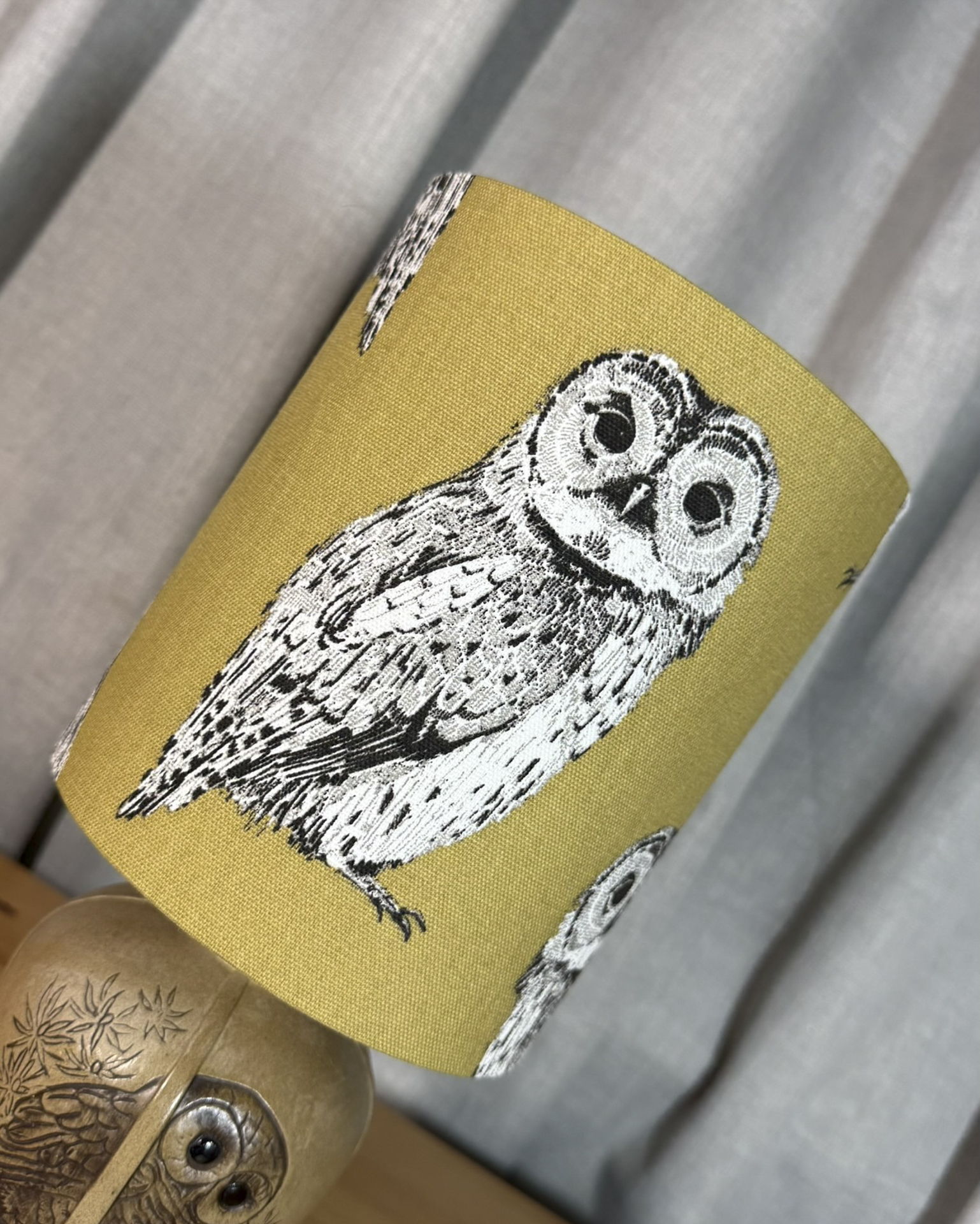 'Wise & Wiser' vintage lamp - Image 4